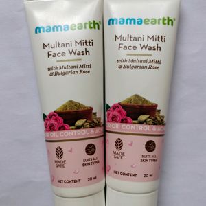 Mamaearth Multani Mitti Face Wash Pack Of 2