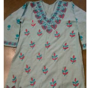 Lackhnowi Work Kurti