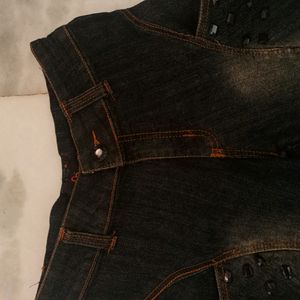 Black Stone Stylish Jeans For Women's