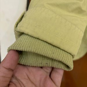 Olive Long Overcoat