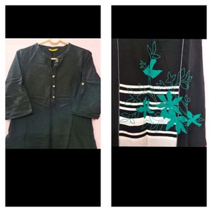 Black Kurta Combo Of 2