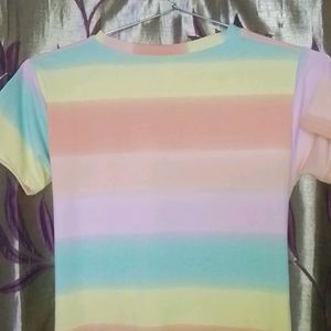 Girls Top In Multicolor