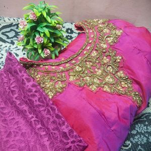 Long Frock With Dupatta