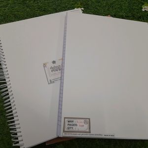 Large 3 Ragister 400 Pages Spiral Notebooks