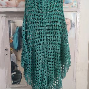 Beautiful ,crochet Poncho...no flaws