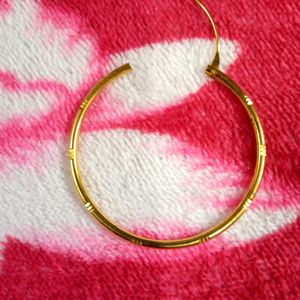 Fake Golden Earrings Loops