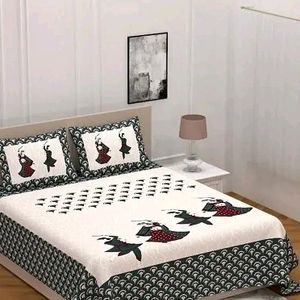 New  Cotton Double  Bedsheets