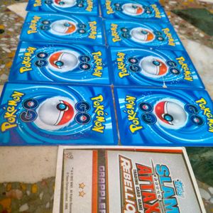 20 Random Pokemon Cards + 1 Slam Attack Card F