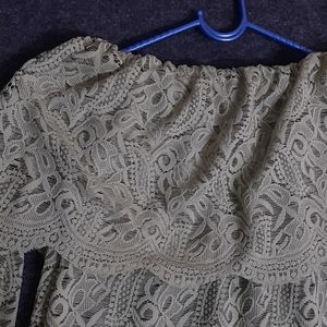 Brand New Vero Moda Lace Detaling Off Shoumder Top