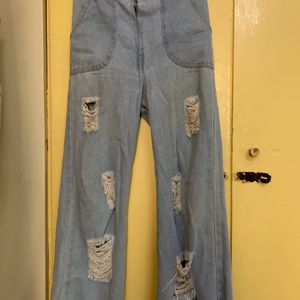 Damaged Denim Jeans