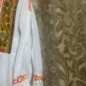 Chikankari Gown Set