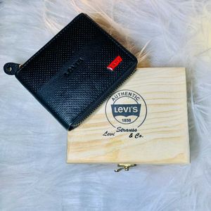 Levi's Black Leather Wallet