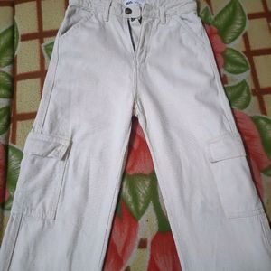 New Zara White Cargo