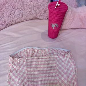 IT'S A BARBIE TOP🍓!(Pink Cute Pinterest Tube Top)