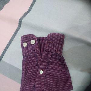 Red Tape Maroon Purple Shirt