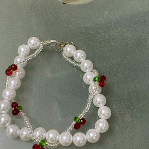 Pearl Cherry 🍒 Bracelet