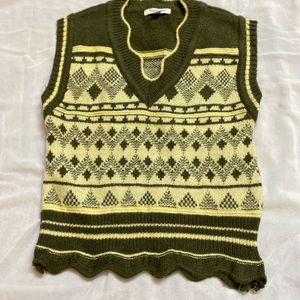 Korean Half Sleeves Knitted Sweater