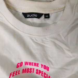 Zudio New White Top