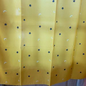 2pieces Yellow Curtain