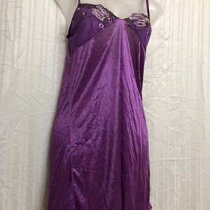 Purple Mini Sleevless Dress