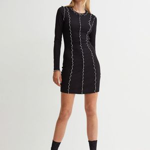 H&M Black Bodycon Dress