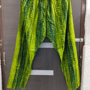 New Unused Shibori MirrorWork Organza Dupatta Suit