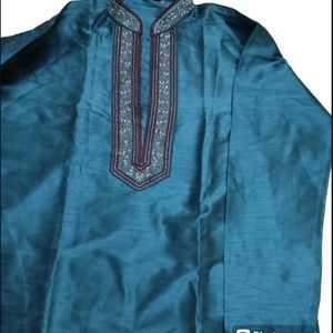 Designer Kurta Pajama ( chanderi Silk)