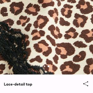 H&M Lace Detail Top