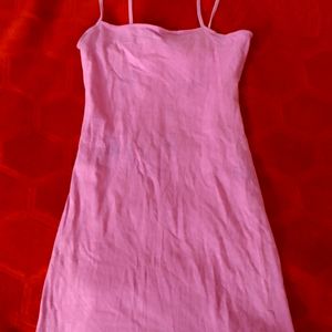 Pink Bodycon Mini Dress