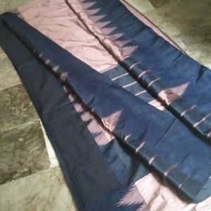 Brand new silk border saree attached फॉल