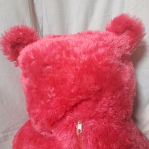 Big Pink Teddy Bear With Heart Couple Kid Gift 🧸