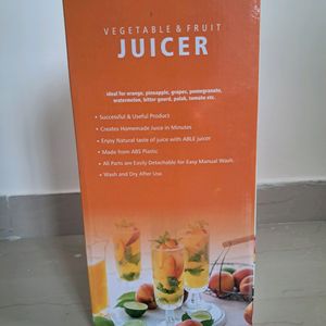 Vegetables & Fruit Juicer (Made With ABS Material)