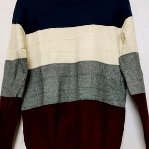 Colour Block Pullover For Men