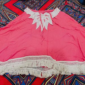 L Size Poncho Top For Women