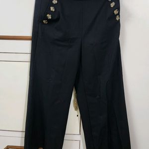 Statement Black  Mango Trousers