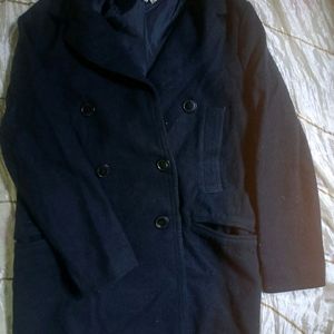 H&M Woolen Black Coat