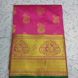 Silk Saree Embroidery In Coins