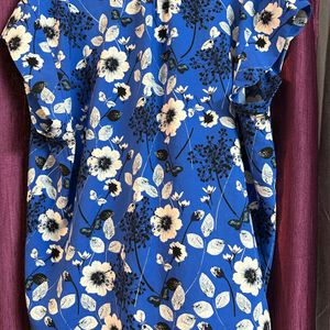 Floral V Neck Top By Hilary Radley