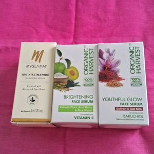 Face Serum By Organic Harvest Combo Of 3