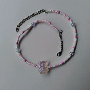 Shimmer Gummy Bear Beaded Choker