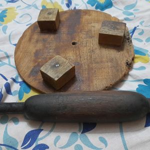 Chakla Belan, Roti Tongs,wooden Spatula