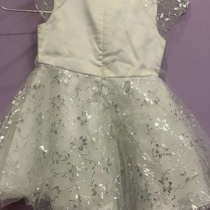 White Kids Frock 9-18 Months