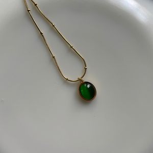 Green Stone Necklace