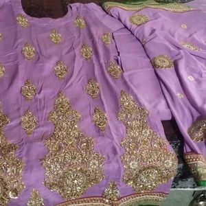 Suit Salwar With Heavy Border Dupatta