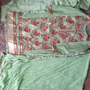 Embroidered Suit Salwar With Dupatta