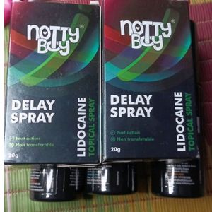 Nottyboy 6 Pieces Combo Spray And Lubricant Gel