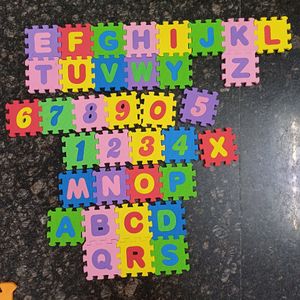 Foam Alphabets A-Z And Numbers 0-9