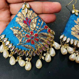 Fancy Party Wear Have Long Size Earrings