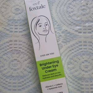 Foxtale Brightening Under Eye Cream