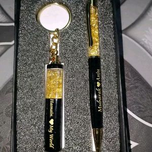 Pen And Keychain Combo For Gift 🎁 🚫 No Coin